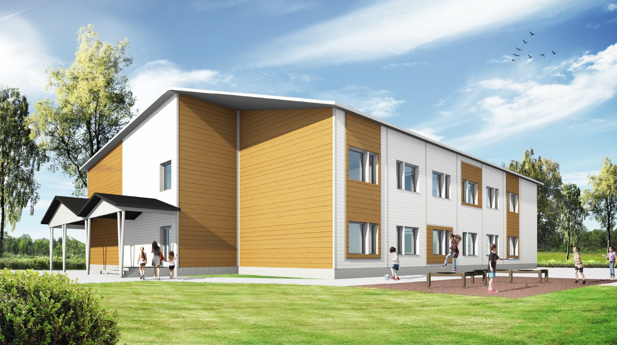 Uusi koulurakennus käyttöön elokuussa